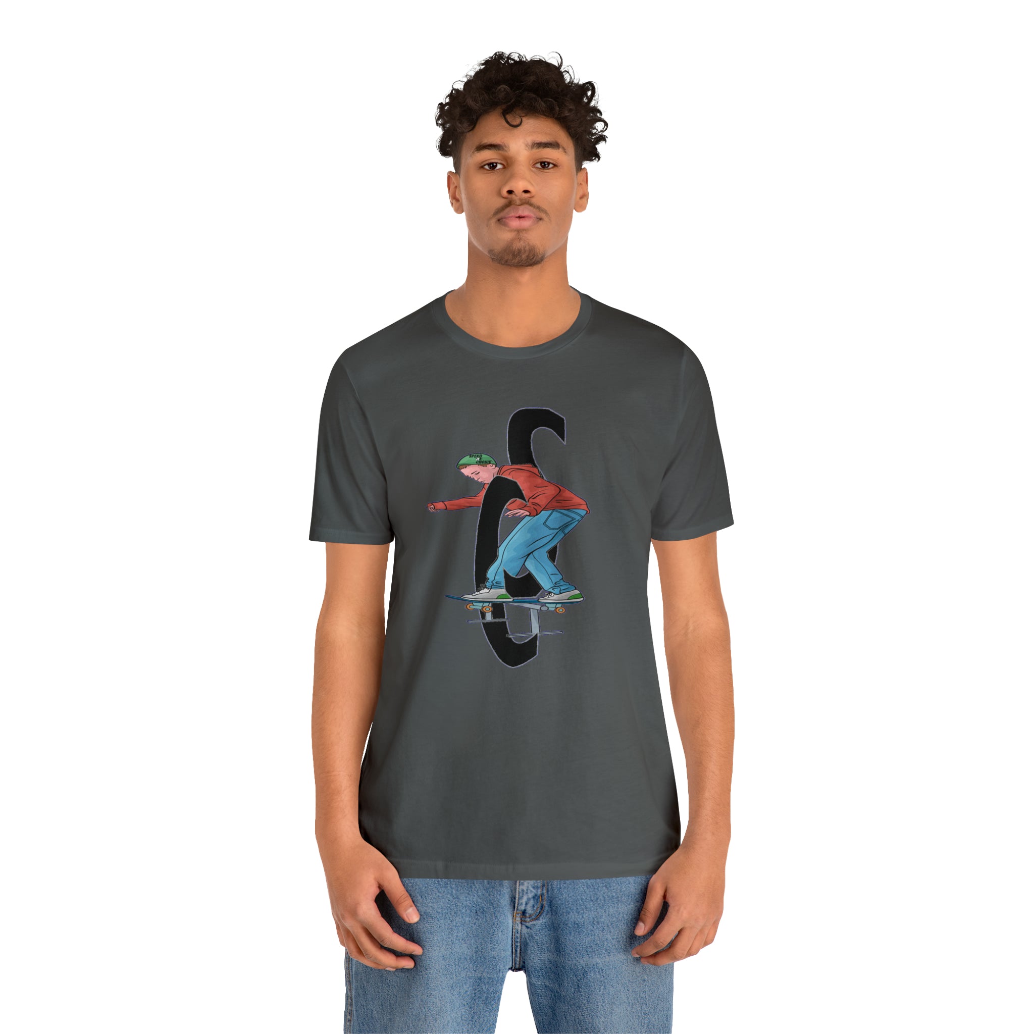 Skateboarding Unisex Jersey Short Sleeve Tee - SPEED OF CHOICE® 
