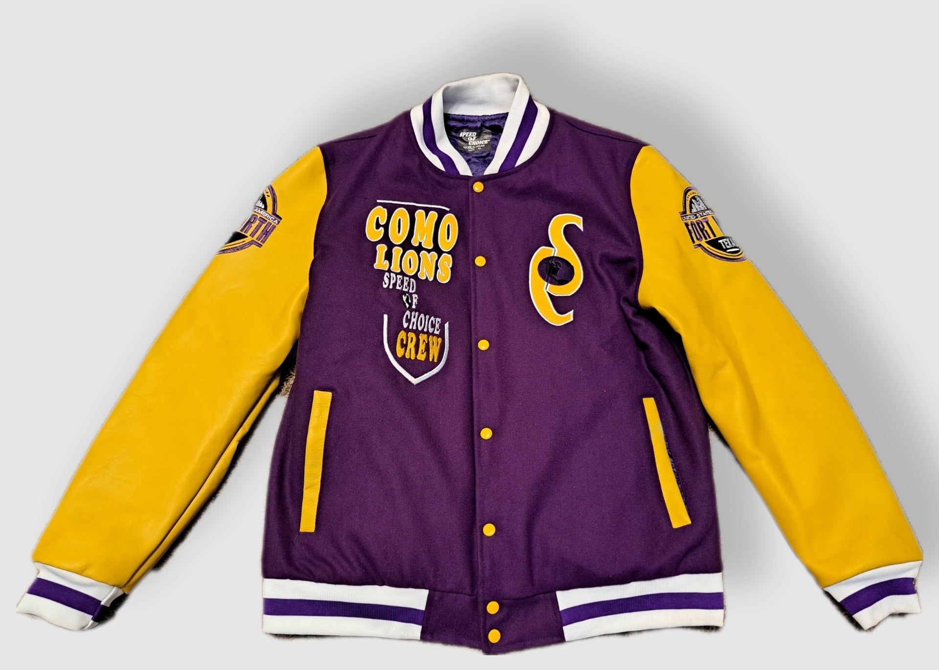 COMO LIONS Lettermen's Varsity Jacket - SPEED OF CHOICE® 